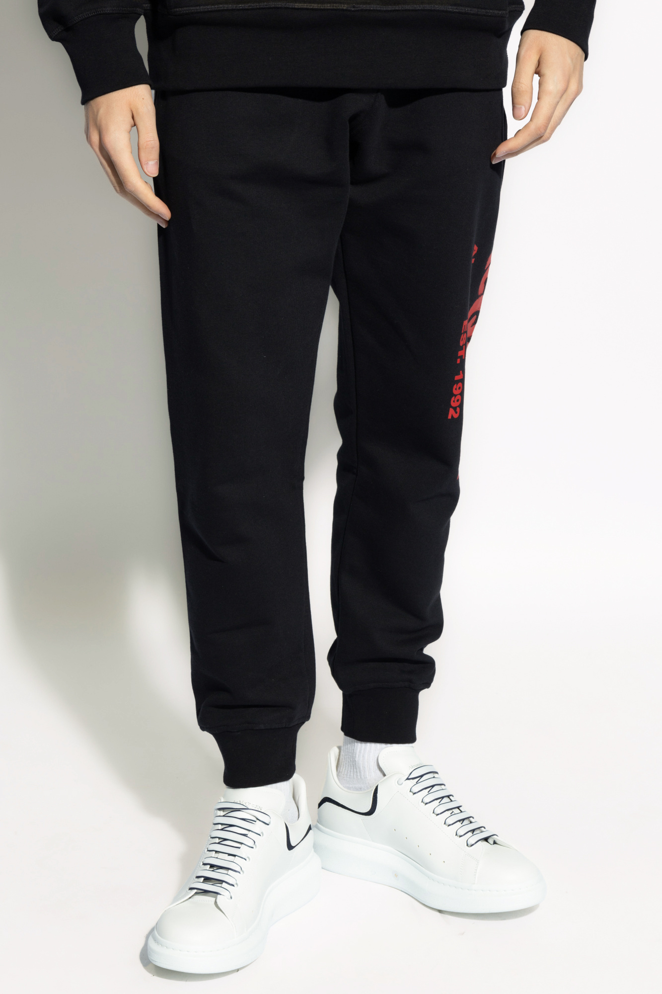 Black Alexander McQueen Sweatpants Alexander McQueen Vitkac Italy